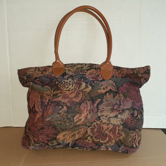 Talbots Fall Bag Bowler Style Handle - Picture 3 of 5